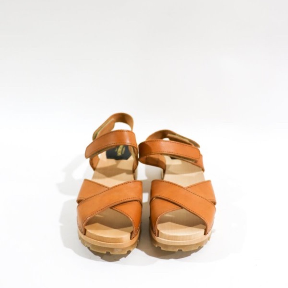 Swedish Hasbeens Platform Clog Sandals